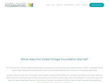 Tablet Screenshot of globalvillagefoundation.net